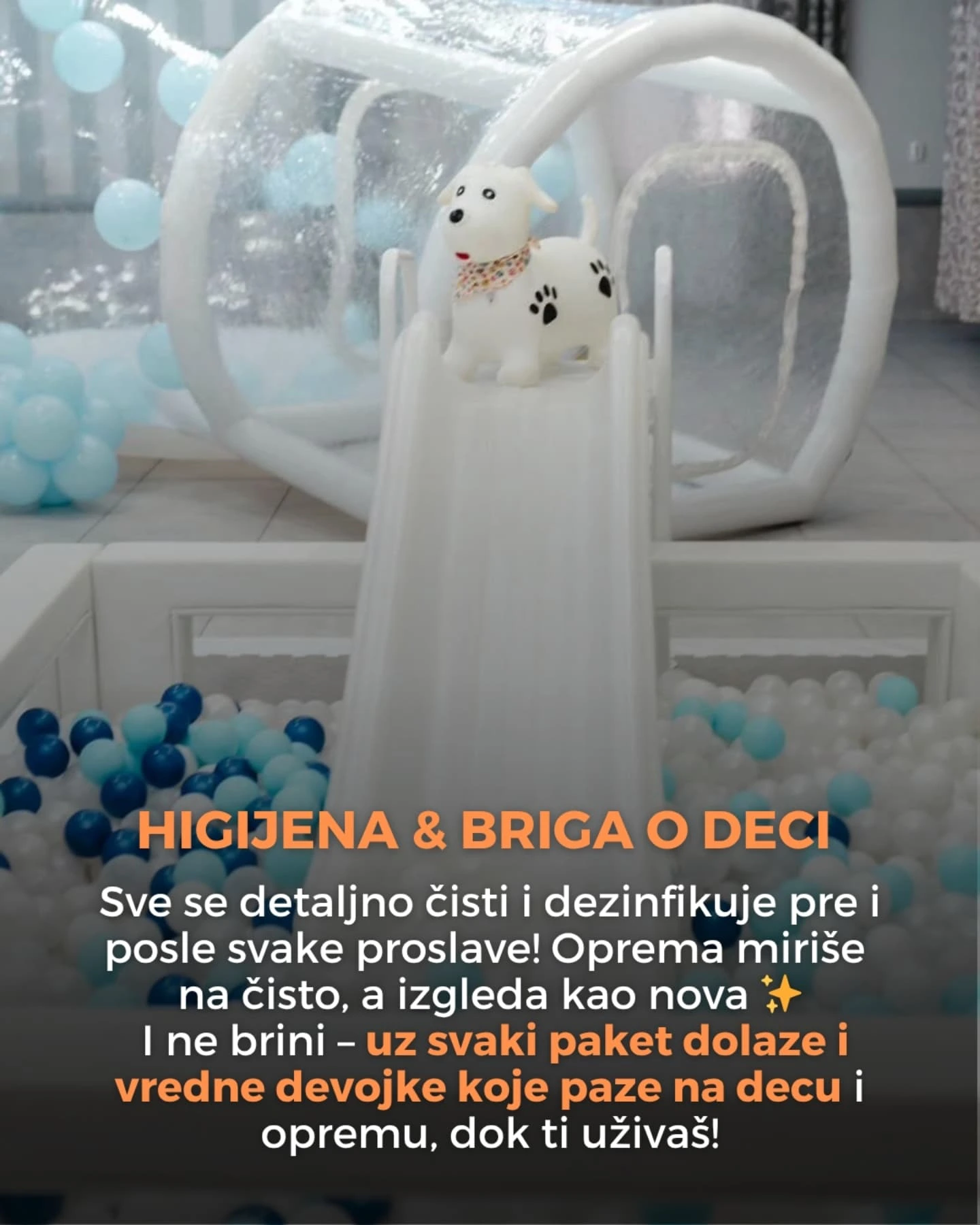 Bubble House sa Soft Play opremom u sali